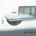thumbnail image 2 of Climbing Glass Wall Cat Climbing Shelf Large Load Bearing Prevent Slip Odorless Suction Cup Window Cat Scratcher for Home, 2 of 5