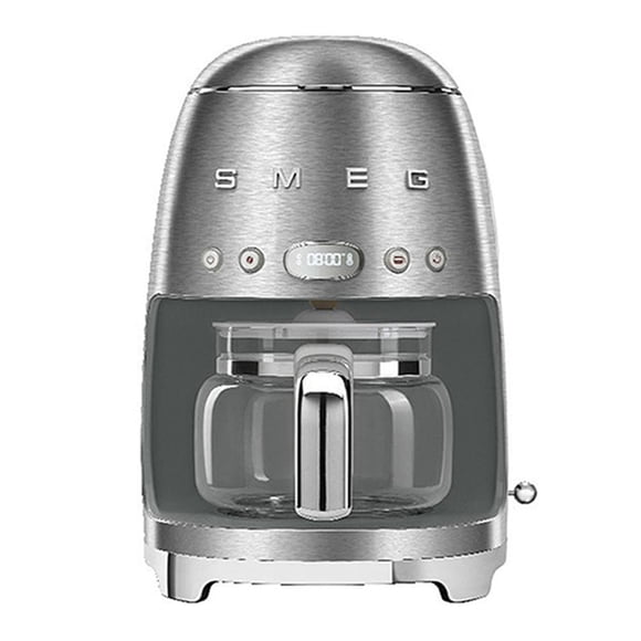 Cafetera de Goteo Smeg 10 Tazas Plata