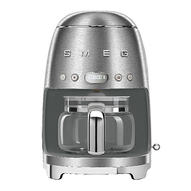 Cafetera de Goteo Smeg 10 Tazas Plata