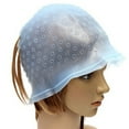 thumbnail image 3 of LINASHI Hair Colouring Highlighting Dye Cap Frosting Tipping Reusable Silicone Salon Cap, 3 of 5