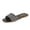 Black, variant on Slides Sandals Women Open Toe Rhinestone Multi Row Strips Flat Sandals Square Toe Glitzy Bling Slide Slip On Beach Slippers