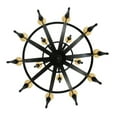thumbnail image 4 of Meyda Tiffany 135086 Pontoise 15 Light 60" Wide Chandelier - Black, 4 of 7