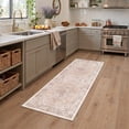 thumbnail image 5 of KUETH Modern 9x12 Area Rugs for Living Room, Non Slip Machine Washable Retro Rugs, Low Pile Chenille Print Rug for Bedroom, Dining Room, Home Office, 5 of 6