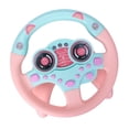 thumbnail image 4 of Fake Steering Wheel Simulation Steering Wheel Toy Educational Toy (Pink), 4 of 10