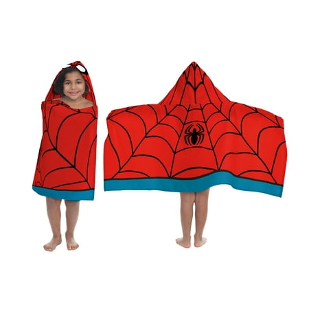 Marvel Ultimate Spiderman Hooded Towel, 1 Each