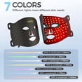 thumbnail image 3 of Mascarilla facial LED con terapia de luz EVFOFO 7-1 colores para piel facial, 3 of 9