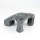 thumbnail image 3 of sweethay Diseño único, tortuga de resina, anfibios, tortuga, plataforma de reptil para tomar el sol, tanque, escalera de roca de agua Decoración del hábitat del terrario, 3 of 5