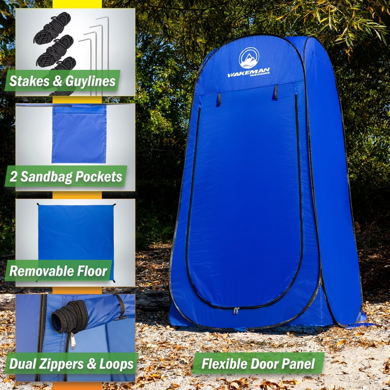 Wakeman, Kid Size Pop Up Changing Tent, 3x3x5.2 ft, Blue - Walmart.com