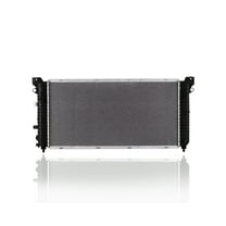 Radiator - Pacific Best Inc. Fit/For 13396 14-18 Chevrolet Silverado GMC Sierra 1500 4.3L V6 Automatic Without Tow Package - Plastic Tank, Aluminum Core, 1-Row