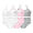 Mixed color 3PCS-B, variant on LYMAYTER Girls Breathable Cotton Underwear Set Classic Solid Training Cami Bra Comfort Brief