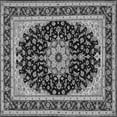 thumbnail image 1 of Ahgly Company Indoor Square Medallion Gray Traditional Area Rugs, 7' Square, 1 of 1