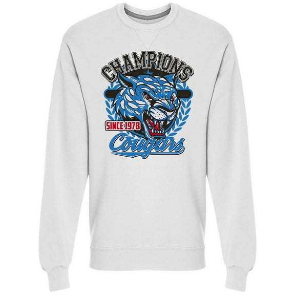Sport Design Champions Cougars Sweatshirt Men -Image by Shutterstock, Male Large