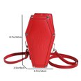 thumbnail image 5 of Bolso Bandolera Bolso Mujer Crossbody Coffin Shape PU Bolso Teléfono Shopper Rojo Wdftyju Para Estrenar, 5 of 5