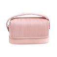 thumbnail image 2 of Guardurnaity Bolsa de maquillaje impermeable para mujer, artículos esenciales de viaje, bolsa de cosméticos de viaje de gran capacidad, Bolsas de mensajero y de hombro rosa, 2 of 6