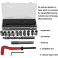thumbnail image 5 of 1420 Head Thread Bolt Repair Tool Kit M11.5mm x 1.5 Engine Cylinder Head Repair Kits Compatible with Honda B16 CR-V Accord Element RSX, Toyota, 5 of 7