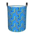 thumbnail image 2 of Goofa Colorful Snake Printed Circular Hamper,Laundry Basket with Handles,Storage Baskets Foldable,Large Capacity Laundry Hamper-Medium, 2 of 8
