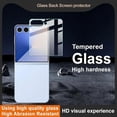 thumbnail image 3 of IMAK For Samsung Galaxy Z Flip7 5G Rear Screen Protector Clear Tempered Glass Back Film, 3 of 5