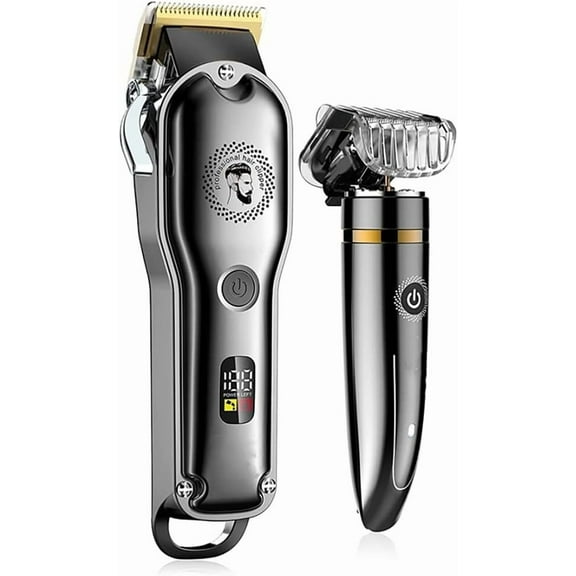 RKXQT Hair Clippers for Men, Men cordless professional tapering hair clipper fading blending barber electric hair trimmer rechargeable haircut machine