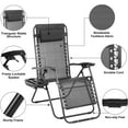 NiamVelo Zero Gravity Chair Lawn Chair Outdoor Folding Patio Lounge