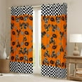 thumbnail image 2 of Feelyou Modern Motorcycle Print Black Out Curtains for Kid, Est Sleep Sports Curtains Pack of 2 (42x63 Each), Checkered Buffalo Bedroom Curtains, Curtains and Drapes Room Decor, 2 of 6
