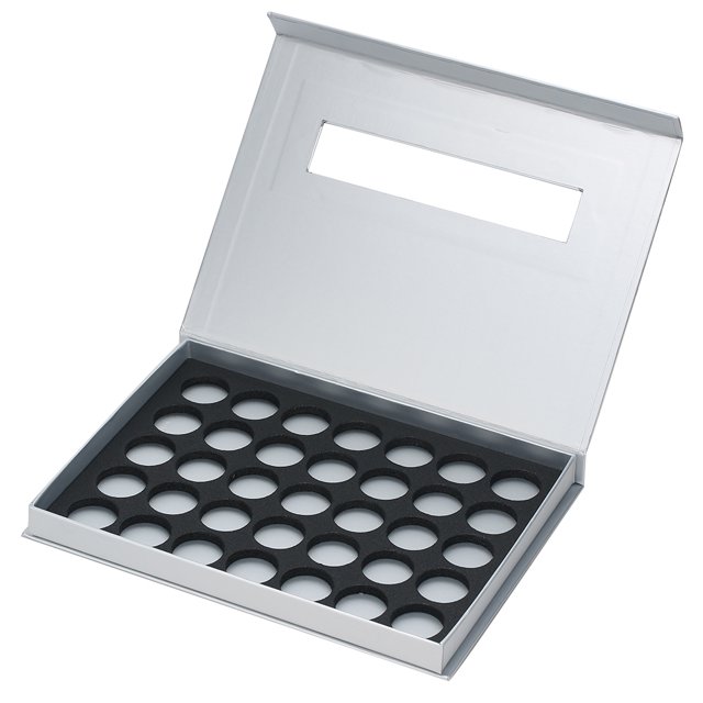 Caja organizadora de almacenamiento de papel, contenedor para guardar frascos, soporte para herramientas de uñas, caja vacía con forma de libro.
