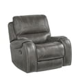 thumbnail image 2 of Home Meridian Traditional Steel Gray Swivel Glider Recliner A498V-006-677, 2 of 5