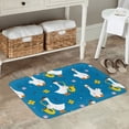 thumbnail image 7 of Sikiie Cartoon Goose Print Flannel Anti-slip Floor Mat 16x24in, Thickened Dustproof Entrance Door Mat Floor Mat for Kitchen, Bathroom, Laundry Room, 7 of 7