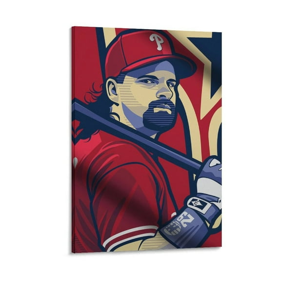 John Kruk Posters Art Print Wall Photo Paint Poster Hanging Picture Family Bedroom Decor Gift 08x12inch(20x30cm)