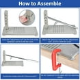 thumbnail image 3 of RealPlus Ensemble d'Outils pour Écailler d'Huîtres, Ouvre-Boue Réglable avec Couteaux, Gants et G-clip, 3 of 6