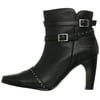 Stefanie Boots Black Genuine Leather D83558