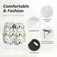 thumbnail image 4 of Honeii Easter eggs print a double-layered women's running short, ideal for gym, tennis, and various activities, complete with a practical pocket-XX-Large, 4 of 7