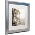 thumbnail image 2 of Trademark Fine Art "Giardini Italiano IV" Canvas Art by Alan Blaustein, White Matte, Silver Frame, 2 of 4