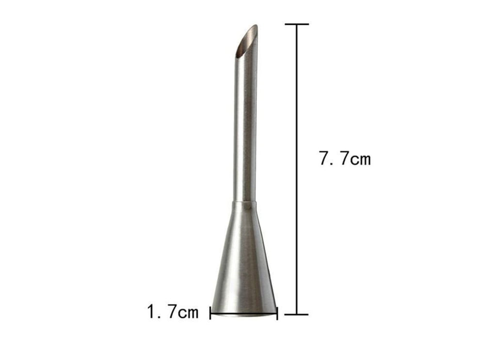 Stainless Steel Thin Puff Nozzle with Pointed Tip