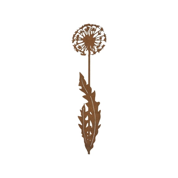 HOARBOEG Vintage Rusted Metal Garden Stakes, Eye-Catching Outdoor Indoor Decor for Flower Pots, Lawn, Patio - Decorative Plant Stakes for Courtyard Home Ornaments