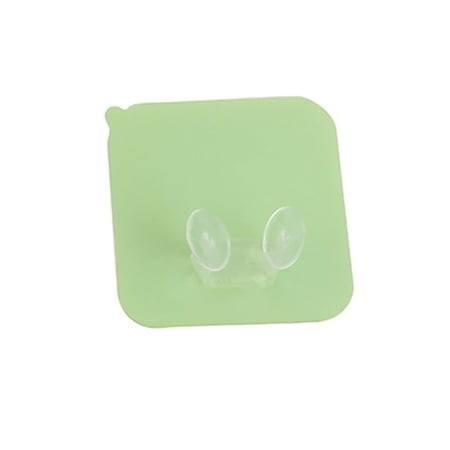 

Powerful Traceless Hooks Nail-free Mop Socket Receptacle Stick Hook Green