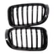 thumbnail image 1 of 2x Parrilla de parachoques delantero de doble barra ABS para BMW F26 x3 Serie 3 14-17 Negro brillante, 1 of 7