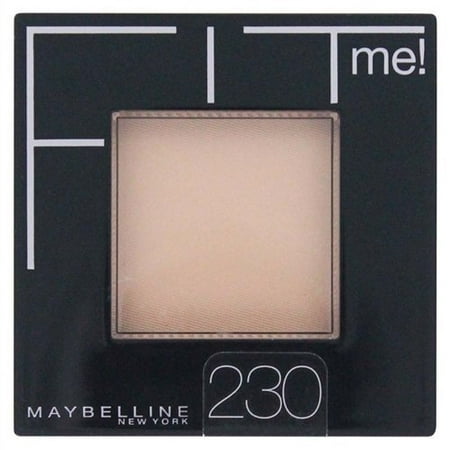 Fit Me! Powder, 230 Natural Buff, 0.3 Ounce, Wear it alone or over foundation By Maybelline New