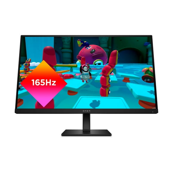 HP OMEN 27q QHD 165Hz Gaming Monitor, QHD Display (2560 x 1440), IPS Panel, 99% sRGB, 95% DCI-P3, 16:9, AMD FreeSync Premium Technology, 27q (2023),Black