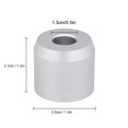 thumbnail image 1 of Base de almacenamiento con soporte para cuchillas de doble cara Estante de almacenamiento Base de afeitadora manual de acero inoxidable de doble cara Material totalmente metálico, 1 of 4