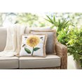thumbnail image 5 of Better Homes & Gardens 19" x 19" Square, Sunflower Outdoor Toss Pillow, Natural, Single Pillow, 5 of 5