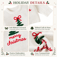thumbnail image 4 of Aideaone Toddler Baby Boy Girl Christmas Sweater Knit Pullover Sweatshirt Warm Crewneck Long Sleeve Tops for Infant 9M-4T, 4 of 5