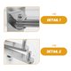 thumbnail image 3 of BESTYASH Gancho Autoadhesivo Giratorio De Acero Inoxidable Para Colgar Toallas Y Accesorios En Pared, 3 of 8