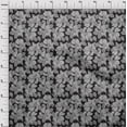 thumbnail image 4 of oneOone Cotton Flex Gray Fabric Floral Quilting Supplies Print Sewing Fabric By The Yard 40 Inch Wide, 4 of 5