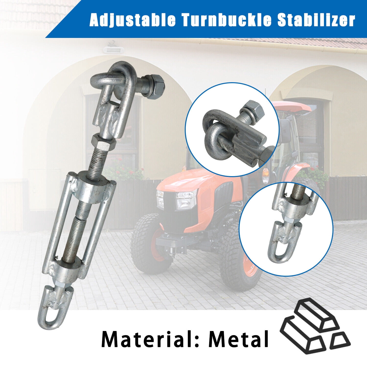 Aftermarket Adjustable Turnbuckle Stablzer for Kubota Tractor L2501H