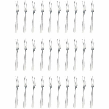 

30 Pcs Stainless Steel Fruit Forks Durable Food Picks Restaurant Dessert Forks