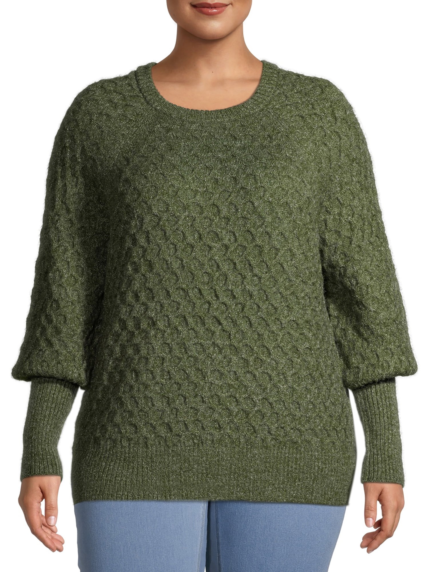 walmart plus size sweaters