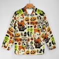 thumbnail image 5 of Lightweight Jacket for Men - Halloween Pumpkins Happy Cuteness Casual Zip Up Bomber Jacket Men Spring Fall Windbreaker Coat with Pocket, 5 of 6