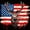 Red Blue White 01, variant on Manfei Brown Elk 7pcs Queen Bedding,Rustic American Flag Bedding Comforter Set Queen,Black Reversible