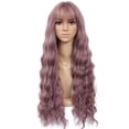 thumbnail image 3 of SUCS Human Hair Wigs For Women Black Color Natural Lace Hair Women Girl Long Curly Synthetic Wig Quality Hair Natural Taro, 3 of 5