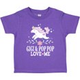 thumbnail image 3 of Inktastic Gigi and Pop Pop Unicorn Girls Toddler T-Shirt, 3 of 5